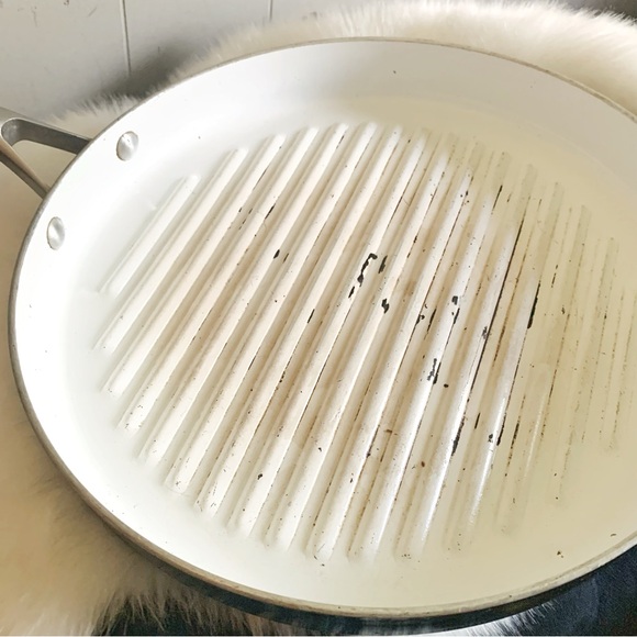 CALPHALON Classic White Ceramic 12" Round Grill - Picture 6 of 6